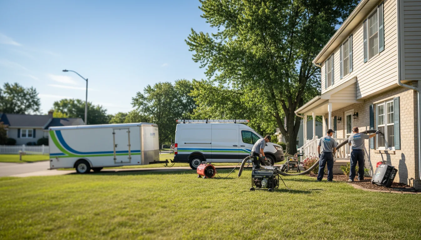 Flooded Basement Restoration And Cleanup With Repair in Napoleon, OH near me